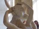 Museo del Louvre - particolare della scultura di Antonio Canova "Amore e Psiche"