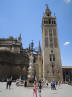 Siviglia - la Cattedrale, il campanile della Giralda