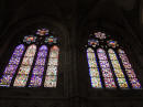 Len - la Cattedrale, particolare delle vetrate