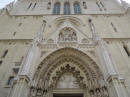 Zagabria - particolare facciata della Cattedrale