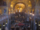 la Basilica di San Marco - panoramica interno