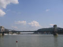 Budapest - navigazione sul Danubio, il Ponte delle Catene
