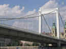 Budapest - navigazione sul Danubio, il Ponte Elisabetta