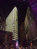 Berlino by night - Potsdamer Platz,il Sony Center, vista del palazzo della Ferrovia