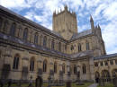 Wells - la Cattedrale, il cortile interno