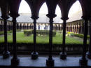 Mont Saint Michel - il chiostro dell'abbazia