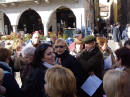 il gruppo in Piazza della Vittoria